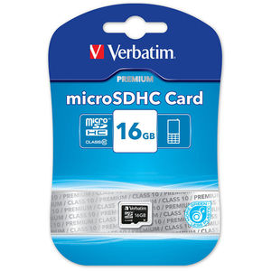 Card Verbatim microSDHC 16GB Clasa 10