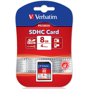 Card Verbatim SDHC 8GB Clasa 10