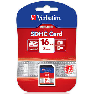 Card Verbatim SDHC 16GB Clasa 10