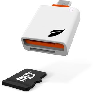 Card reader Leef LACM0WN00E6 Access microSD / microSDHC alb / portocaliu
