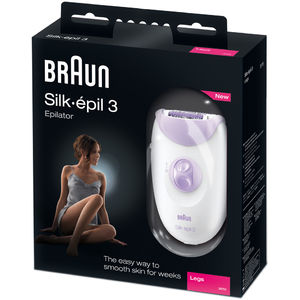 Epilator Braun Silk Epil 3 3170 2 viteze alb / mov