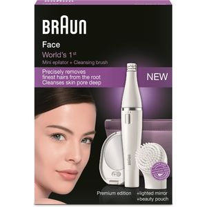 Epilator facial Braun SE 830 Face Editie premium alb