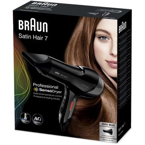 Uscator de Par Braun Satin Hair 7 HD 780 Senso Care 2000W negru