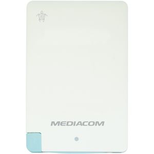 Acumulator extern Mediacom SOS Power Bank 2500 Flat White