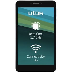 Tableta Utok Hello 7K 7 inch Mediatek MTK8392 1.7 GHz Octa Core 1GB RAM 8GB flash WiFi 3G GPS Android 4.4 Black