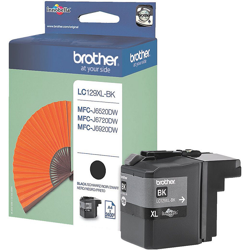 Cartuș Cerneală Brother LC129XLBK 2400 Pagini Negru — imaginea 3