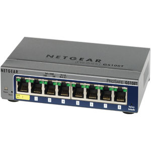 Switch NetGear GS108T-200GES 8 porturi x 10/100/1000 Mb/s