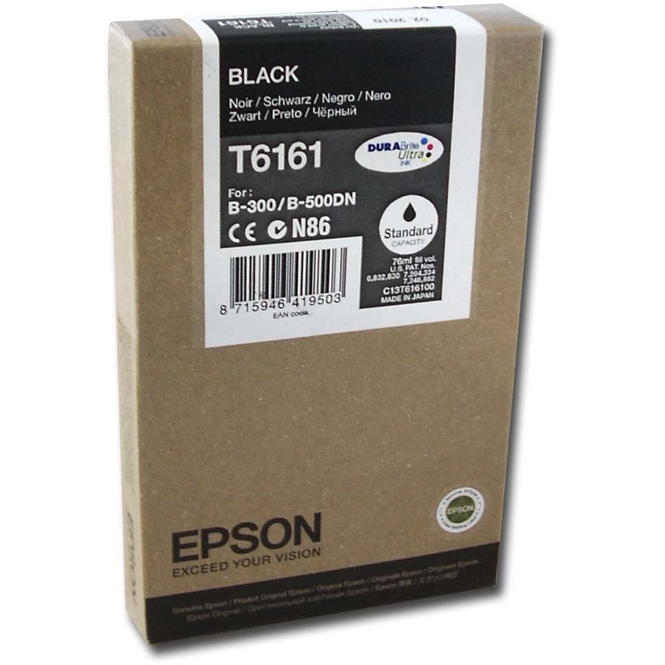 Cartus cerneala C13T616100 black 76ml
