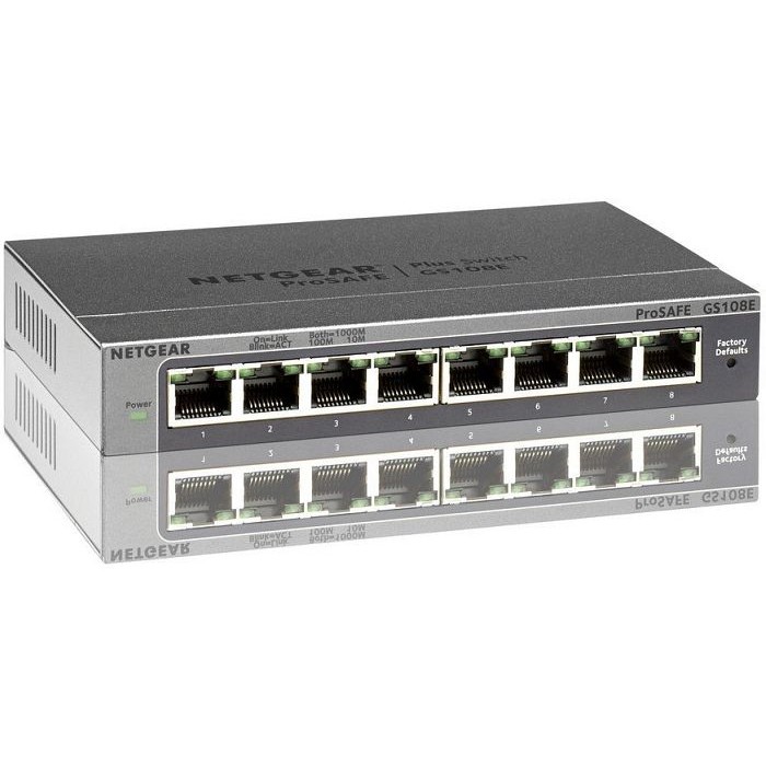 Switch GS108E-300PES 8 porturi x 10/100/1000 Mb/s
