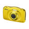 Aparat foto Nikon Coolpix S33 13.2 Mpx zoom optic 3x subacvatic Backpack Kit Galben