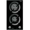 Plita incorporabila Whirlpool Fusion Domino AKT 352 IX gaz 2 arzatoare neagra