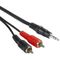 Hama Cablu audio 3.5 mm jack-2RCA 2m