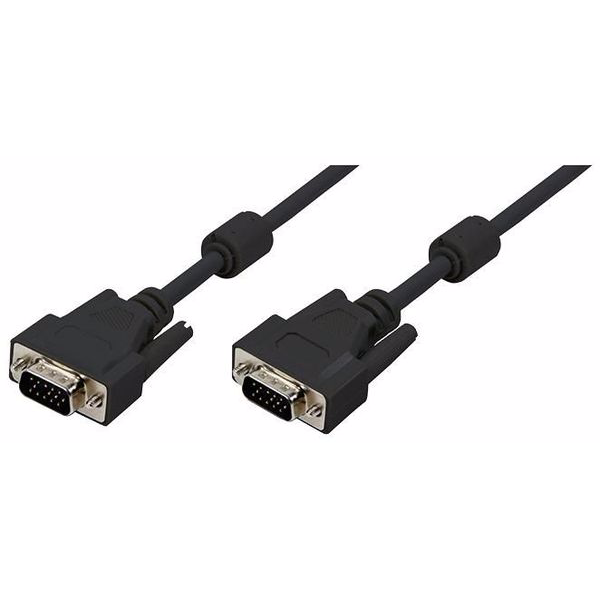 Cablu VGA Logilink CV0017 ferita 15m negru