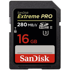 Card Sandisk Extreme Pro SDHC UHS-II U3 16GB Class 10