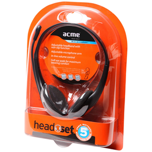Casti ACME Over-Head HM01 Black-Orange