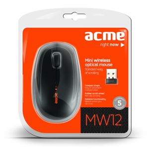 Mouse wireless ACME MW12 Mini negru