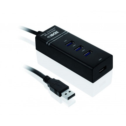 Hub USB H3FB 4 porturi USB 3.0 Black