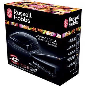 Gratar electric Russel Hobbs Compact 1100W negru