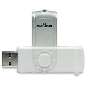 Card reader Manhattan PenDrive 24 in 1 USB White