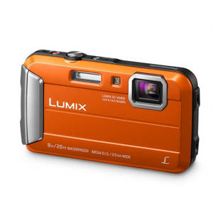 Aparat foto Panasonic Lumix DMC-FT30 16 Mpx zoom optic 4x subacvatic Portocaliu