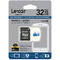 Card Lexar MicroSDHC High Performance 32GB 300x UHS-I cu adaptor SD