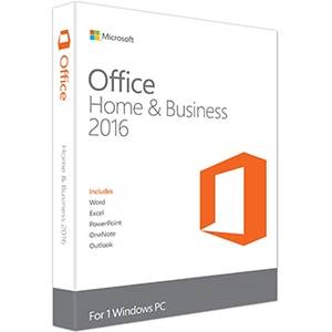Microsoft Office Home and Business 2016 Win English EuroZone Medialess