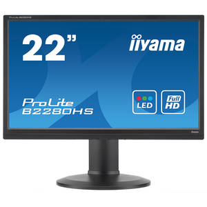 Monitor Iiyama ProLite B2280HS-B1DP 21.5 inch 2ms Black