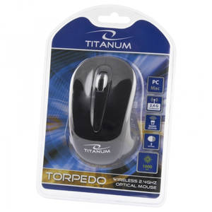 Mouse Esperanza TITANUM TORPEDO Optical Wireless TM104K Black