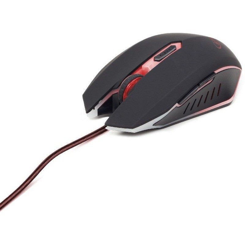 Mouse gaming MUSG-001-R Black-Red