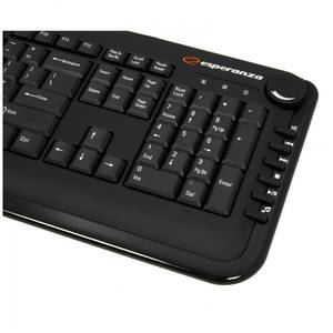 Tastatura Esperanza Multimedia USB EK111 Black