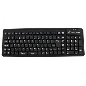 Tastatura Esperanza Silicon USB EK126K Black