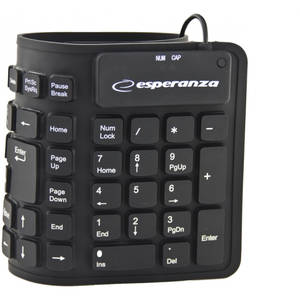 Tastatura Esperanza Silicon USB EK126K Black