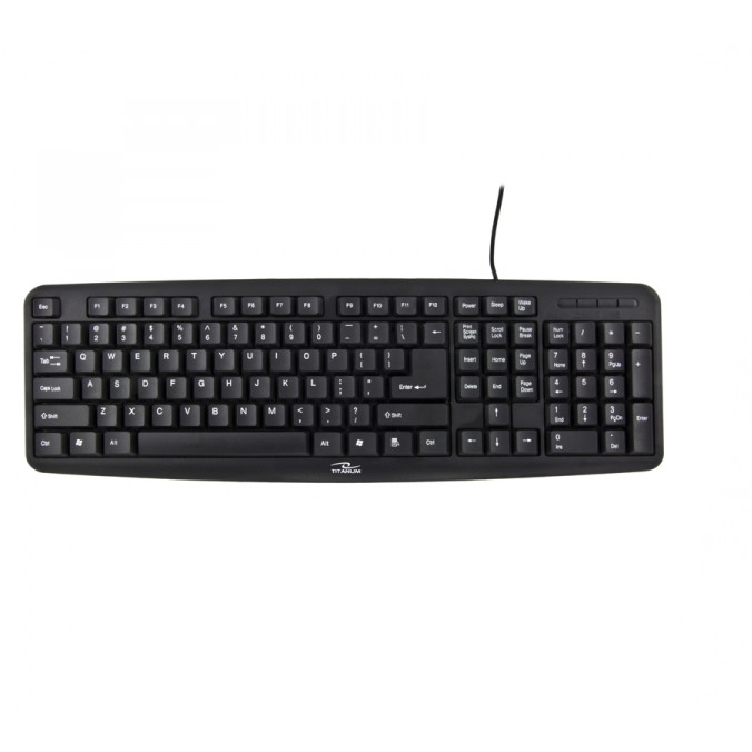 Tastatura Titanum Standard PS2 TK102 Black