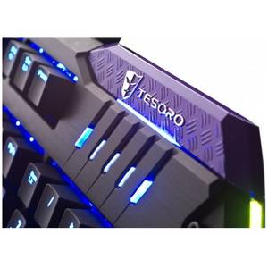 Tastatura gaming Tesoro Colada G3NL Black LED Aluminum Mechanical Edition Brown