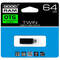 Memorie USB Goodram Twin 64GB OTG USB 3.0 Black