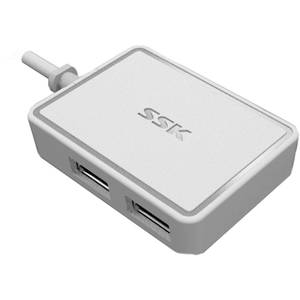 Hub USB SSK SHU200 4 porturi USB 2.0 White