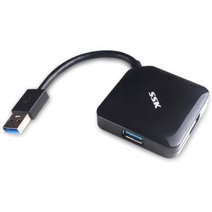 Hub USB SSK SHU310 4 porturi USB 3.0 Black