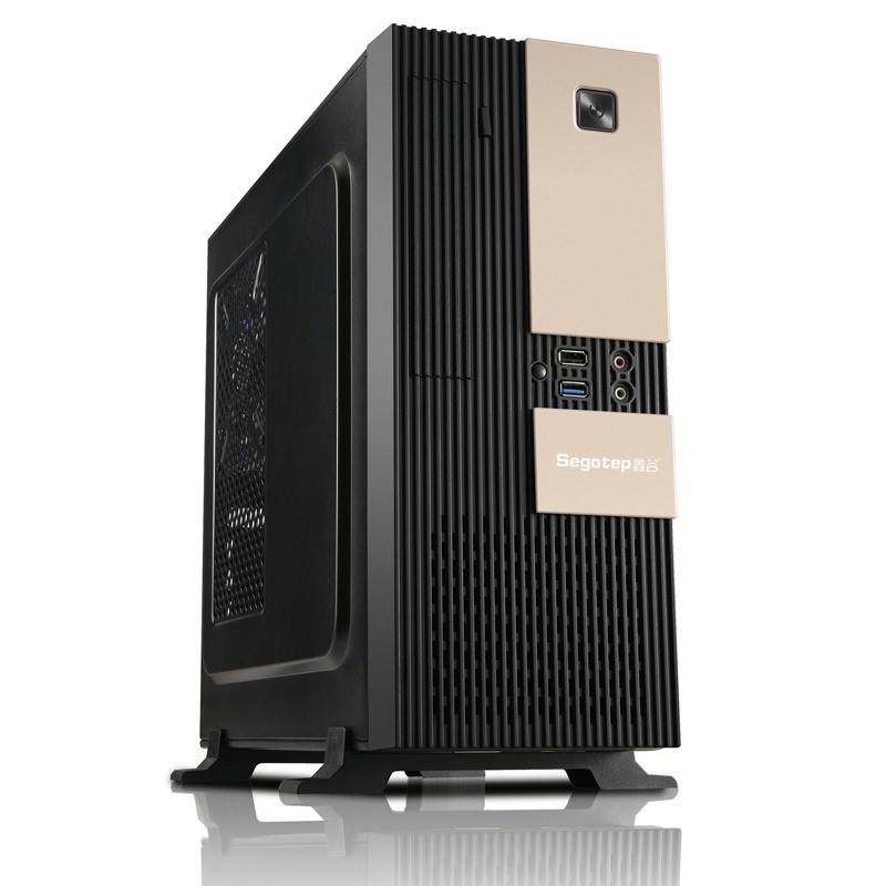 Carcasa Segotep Raynor Tower Mini Gold fără sursa Black — imaginea 2