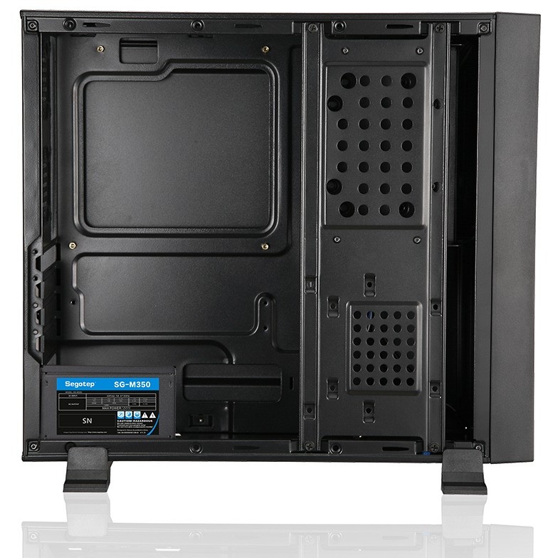 Carcasa Segotep Raynor Tower Mini Gold fără sursa Black — imaginea 3