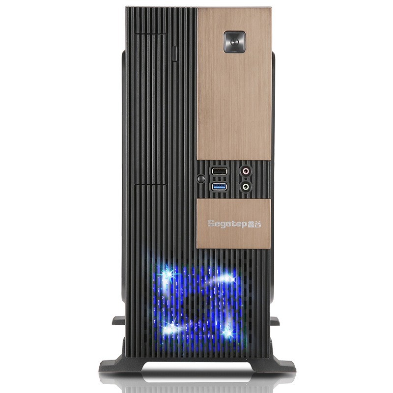 Carcasa Segotep Raynor Tower Mini Gold fără sursa Black — imaginea 4