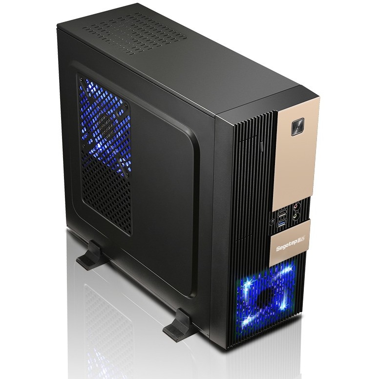 Carcasa Segotep Raynor Tower Mini Gold fără sursa Black — imaginea 5