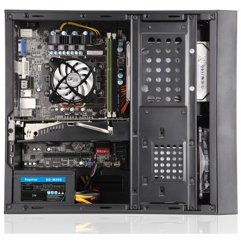 Carcasa Segotep Raynor Tower Mini Gold fără sursa Black — imaginea 6