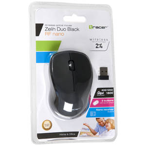 Mouse Tracer Zelih Duo Black RF nano
