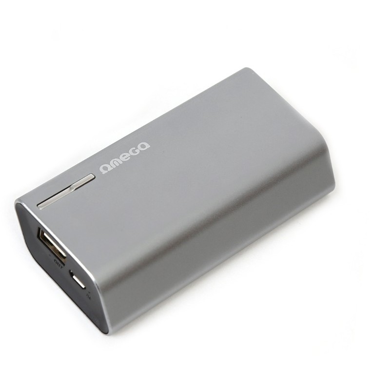 Acumulator extern OMPB44AG PowerBank 4400 mAh 1A ALU Silver