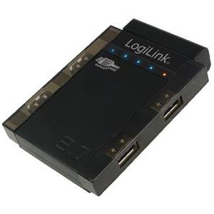Hub USB resigilat Logilink UA0112 4 porturi USB 3.0 negru