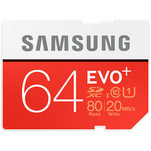 Card Samsung SDXC EVO Plus 64GB Clasa 10 UHS-I U1