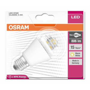 Bec LED Osram STAR CLASSIC A 60 E27 12W 2700K