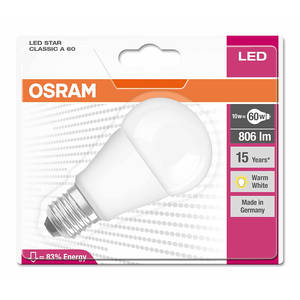 Bec LED Osram STAR CLASSIC A60 E27 10W 2700K