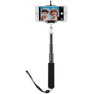 Selfie Stick extensibil Kitvision KVEXTPLPHS Black cu suport de telefon