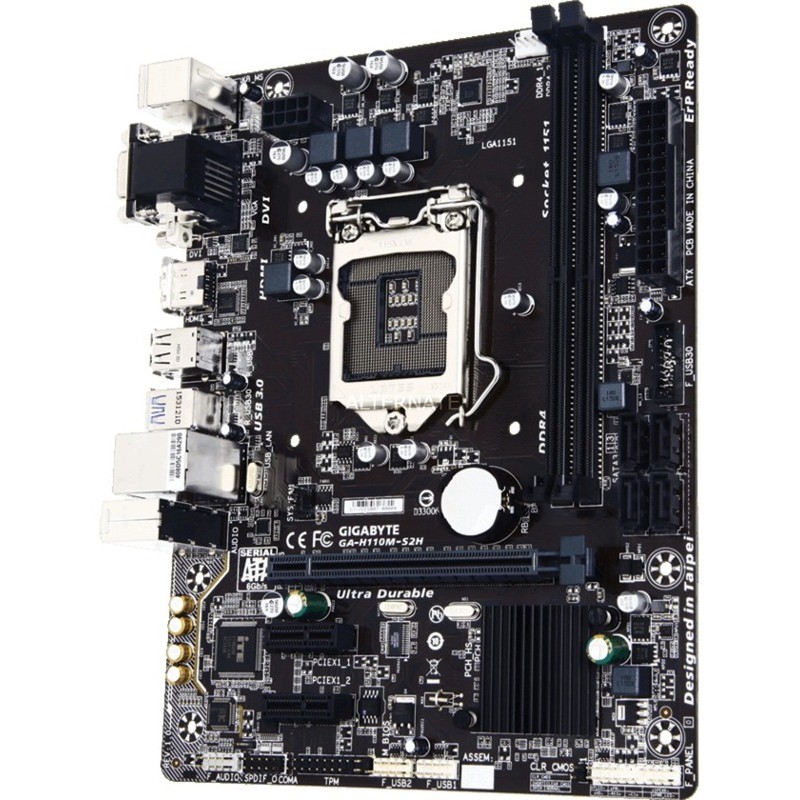 Placa de baza H110M-S2H Intel LGA1151 mATX thumbnail
